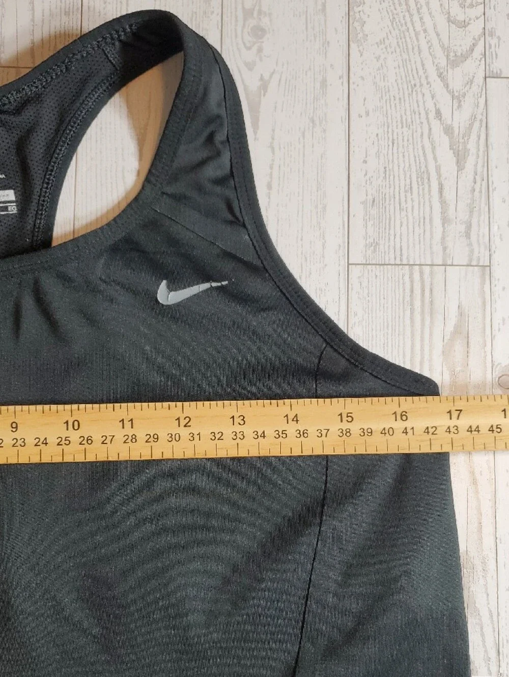 Nike Dri-Fit Black Racerback Tank Top Built-In Bra Athletic Women's XL